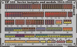 Eduard Soviet Insignia And Medals 1944-1945 - Eduard - Scale 1/35 - EDD TP533