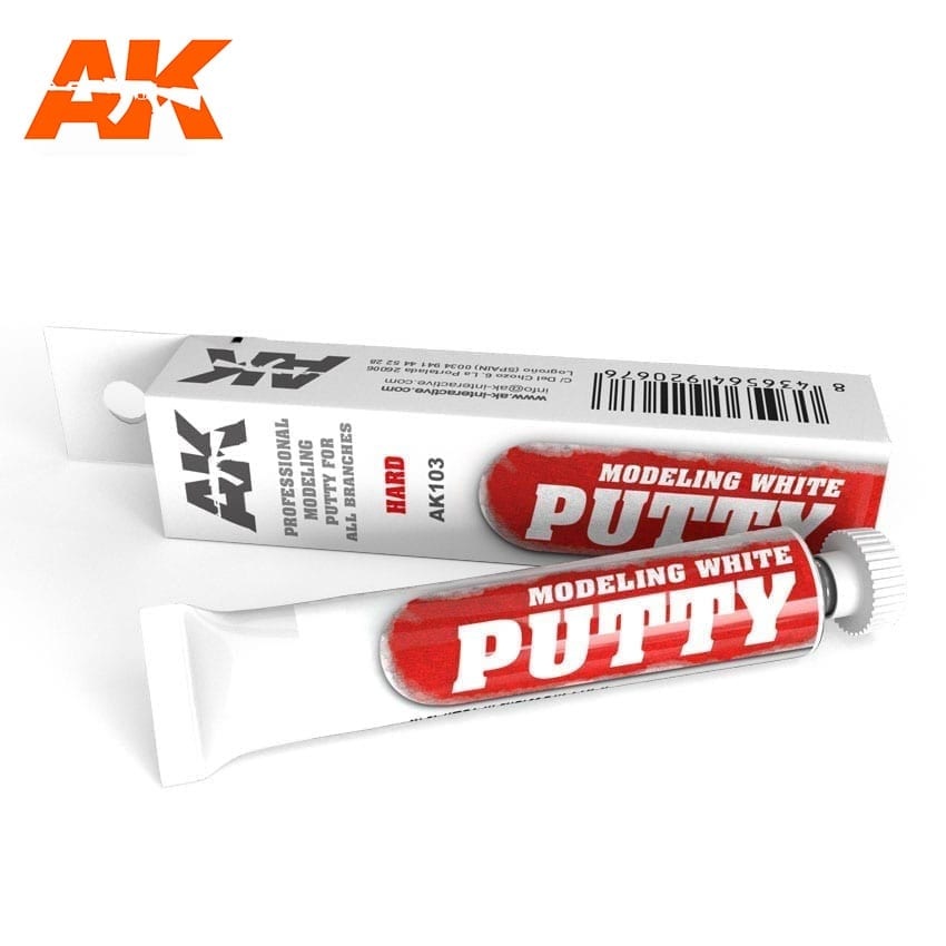 AK-Interactive Modeling White Putty - 20ml - AK-Interactive - AK-103