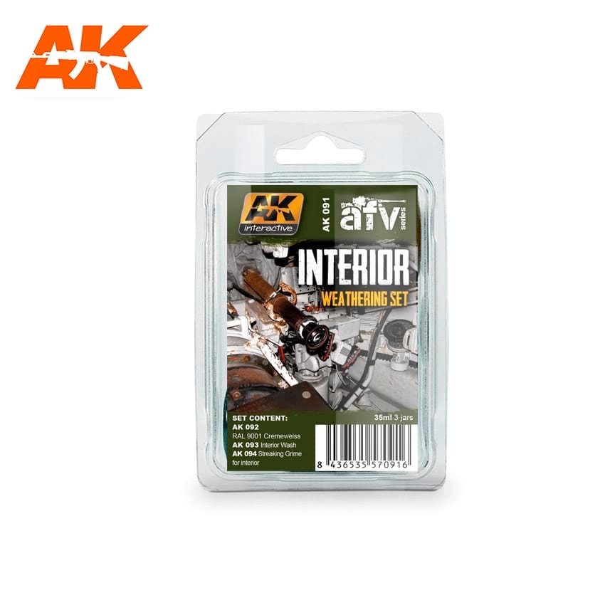 AK-Interactive Interior Weathering - set - AK-Interactive - AK-091