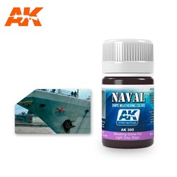 Streaking Grime For Light Grey Ships  - 35ml - AK-Interactive - AK-305