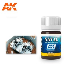 Dark Wash For Wood Decks - 35ml - AK-Interactive - AK-301