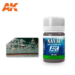 Grey Wash For Kriegsmarine Ships  - 35ml - AK-Interactive - AK-303