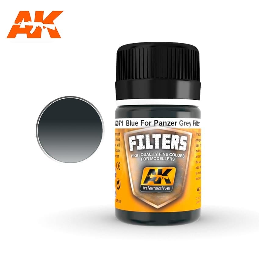 AK-Interactive Filter For Panzer Grey Vehicles  - 35ml - AK-Interactive - AK-071