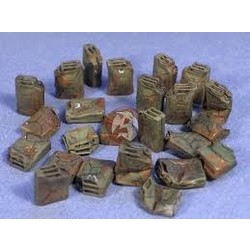 Damaged Uk Jerrycans - Scale 1/35 - Resicast - RET352340