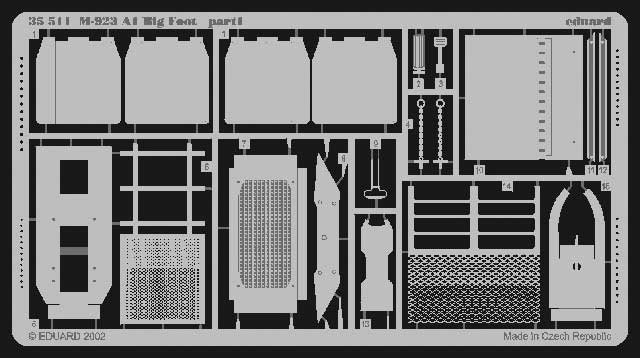 Eduard M-923 A1 Big Foot- Scale 1/35 - Eduard - EDD 35511