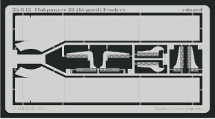 Eduard Flakpanzer 38 (Gepard) Fenders- Scale 1/35 - Eduard - EDD 35642