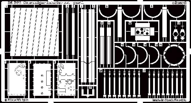 Eduard Sturmtiger Interior- Scale 1/35 - Eduard - EDD 35366