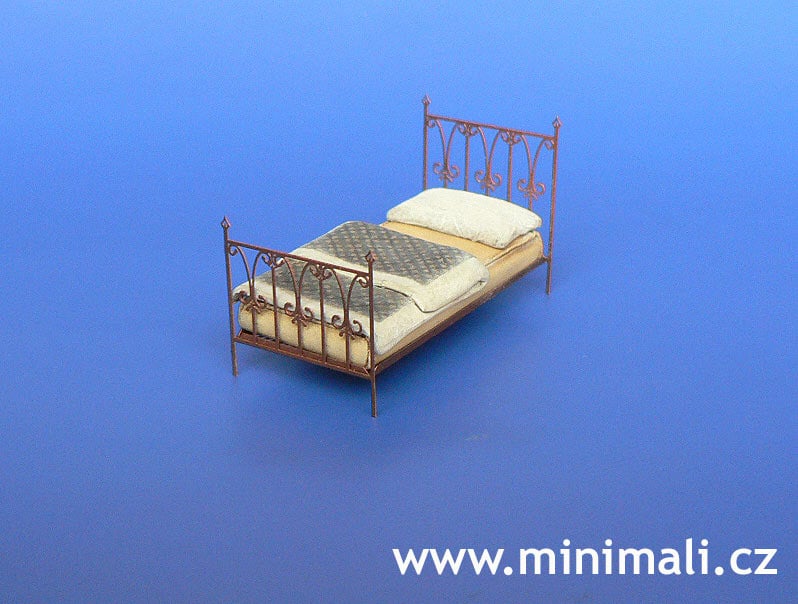 Minimali Productions Single Bed - Scale 1/48 - Minimali Productions - Mii 049