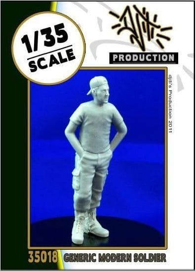 Djiti Production Generic modern soldier - Scale 1/35 - Djiti - DJS35018