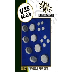 Wheels set for GTK boxer - Scale 1/35 - Djiti - DJS35027