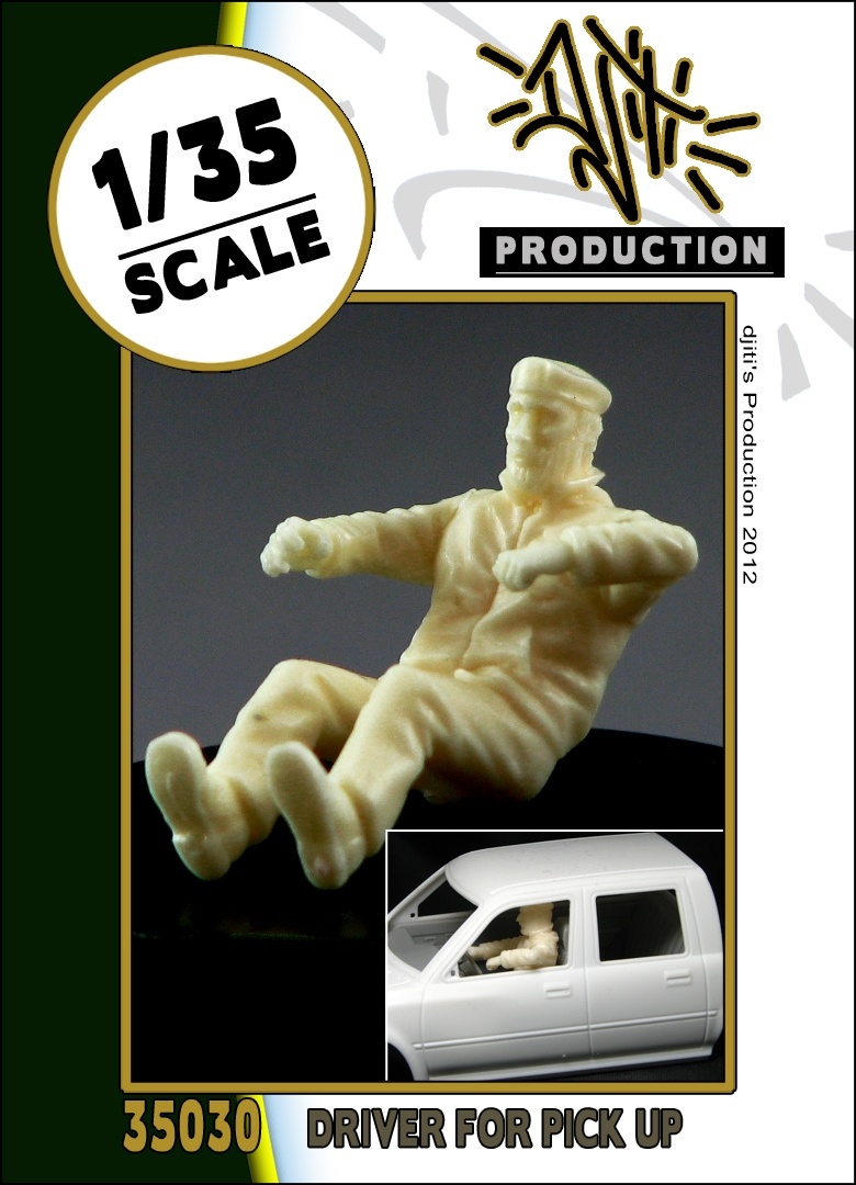 Djiti Production Driver for pick up 1 - Scale 1/35 - Djiti - DJS35030