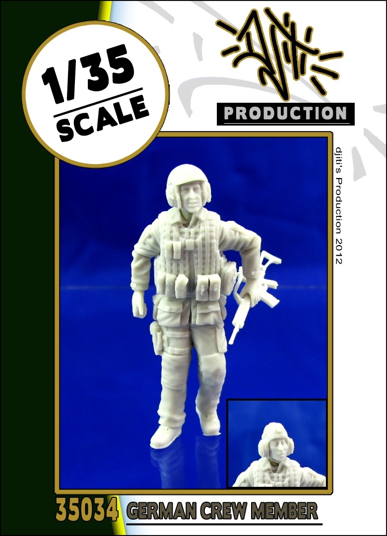 Djiti Production German crew member - Scale 1/35 - Djiti - DJS35034