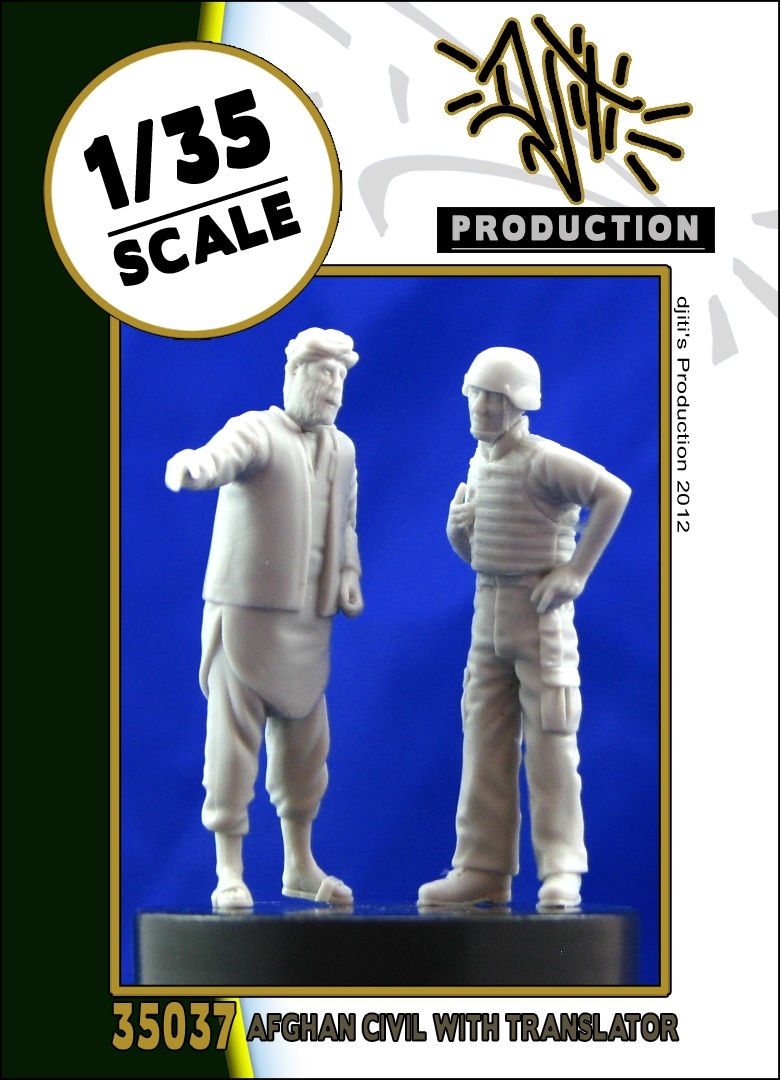 Djiti Production Afghan civil and Translator - Scale 1/35 - Djiti - DJS35037