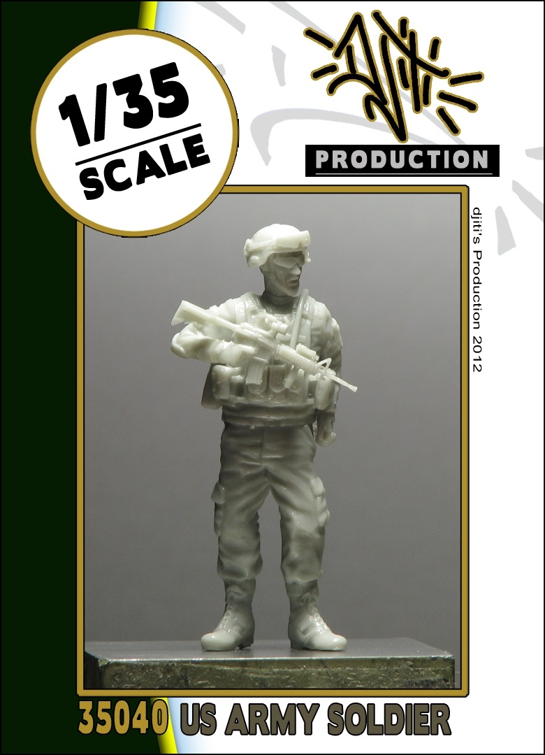 Djiti Production US army soldier - Scale 1/35 - Djiti - DJS35040