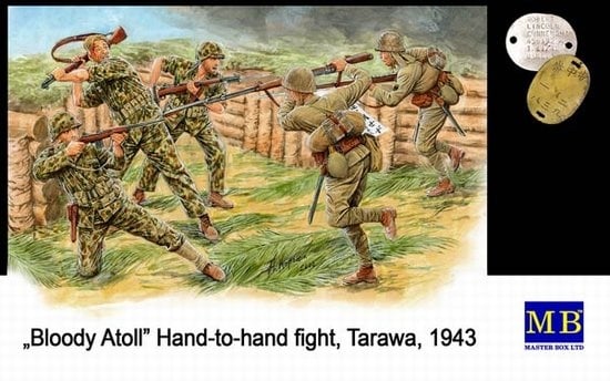 Masterbox Hand to Hand Combat, Tarawa, November 1943 - Scale 1/35 - Masterbox - MBLTD3544