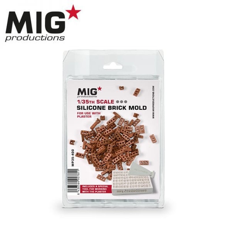 Mig Productions Silicone Brick Mold - Scale 1/35 - Mig Productions - MIG35-400