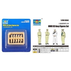 WWII Us Navy Figures Set  - Scale 1/200 - Trumpeter - TRR 6633