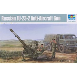 Russian Zu-23-2 Anti-Aircraft Gun  - Scale 1/35 - Trumpeter - TRR 2348