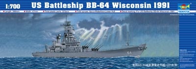 Trumpeter Uss Wisconsin Bb-64 1991  - Scale 1/700 - Trumpeter - TRR 5706