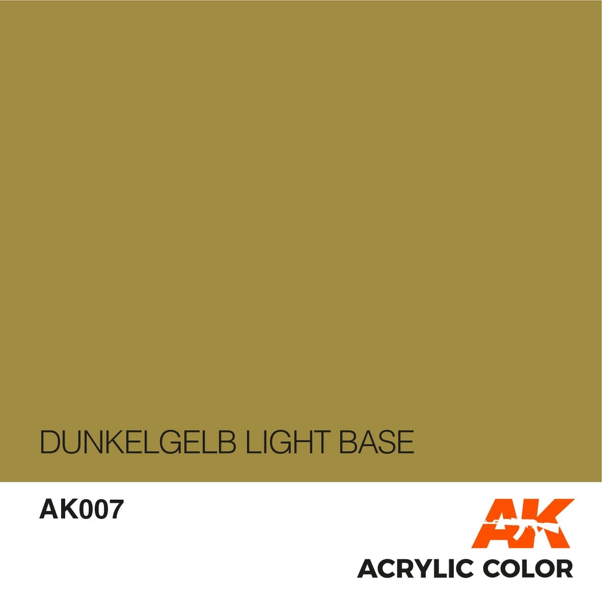 AK-Interactive Dunkelgelb Light Base - 17ml - AK-Interactive - AK-007