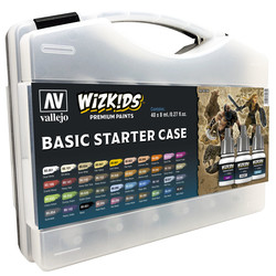 Wizkids Basic Starter Case - 40 x 8ml - Vallejo - VAL-80260