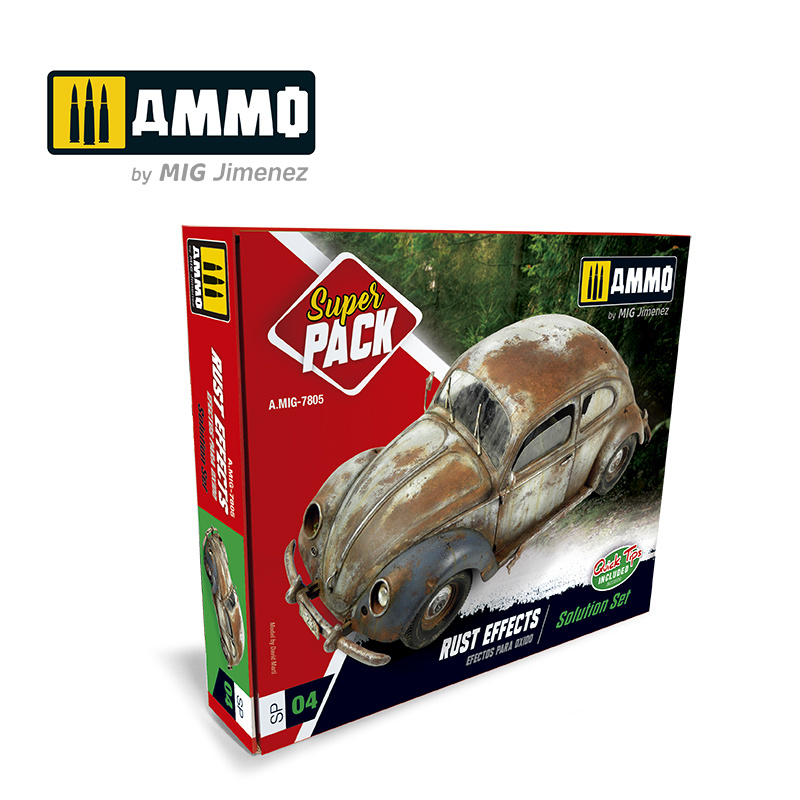 Ammo by Mig Jimenez Rust Effects Super Pack - Ammo by Mig Jimenez - A.MIG-7805