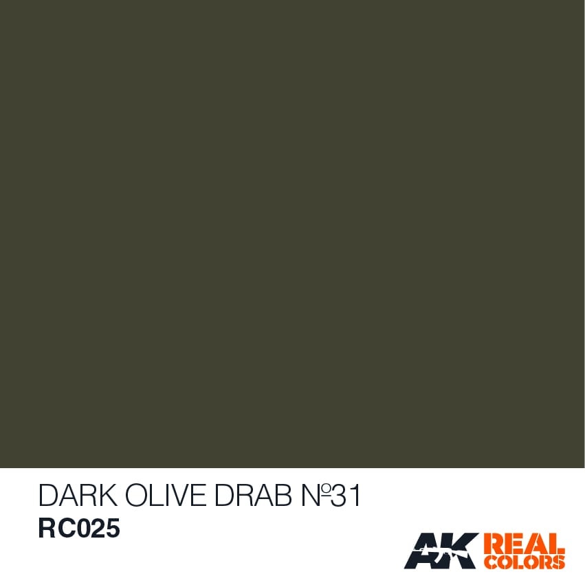 AK-Interactive Dark Olive Drab No31 - 10ml - RC025