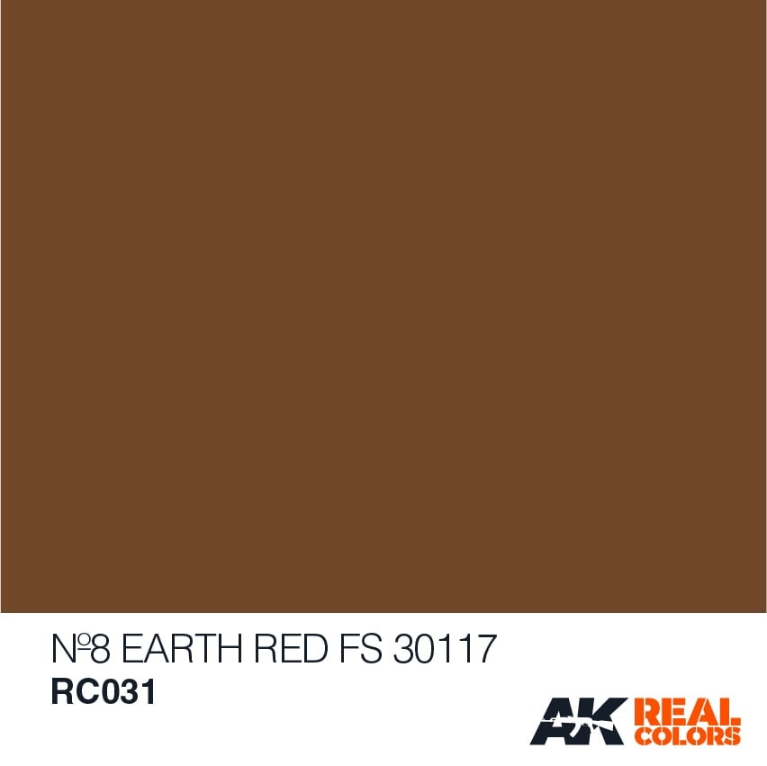 AK-Interactive No8 Earth Red FS 30117 - 10ml - RC031