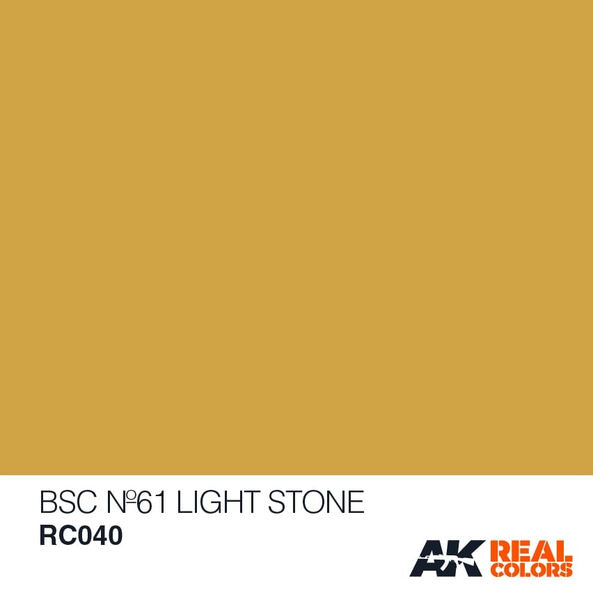 AK-Interactive BSC No61 Light Stone - 10ml - RC040