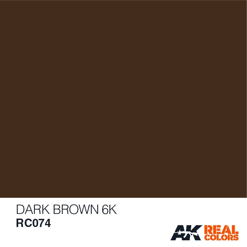 AK-Interactive Dark Brown 6K - 10ml - RC074