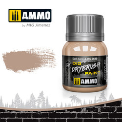 Drybrush Dark Sand - 40ml - Ammo by Mig Jimenez - A.MIG-0620