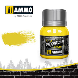 Drybrush Faded Yellow - 40ml - Ammo by Mig Jimenez - A.MIG-0624