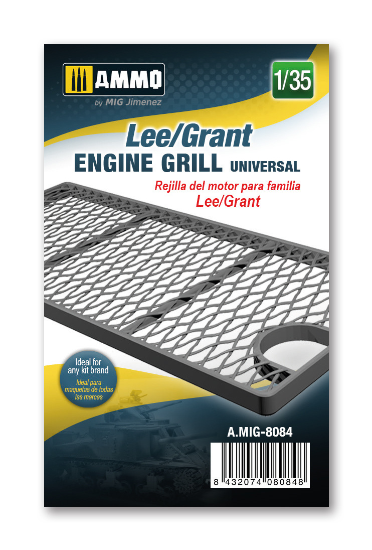 Ammo by Mig Jimenez Lee/Grant engine grille universal - Ammo by Mig Jimenez - A.MIG-8084