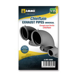 Chieftain exhaust pipes universal - Ammo by Mig Jimenez - A.MIG-8085