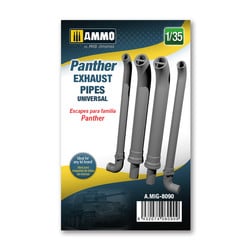 Panther exhausts pipes universal - Ammo by Mig Jimenez - A.MIG-8090