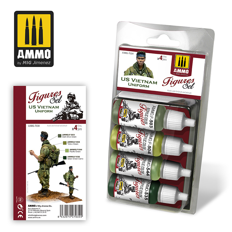 Ammo by Mig Jimenez US Vietnam Uniforms - Ammo by Mig Jimenez - A.MIG-7034