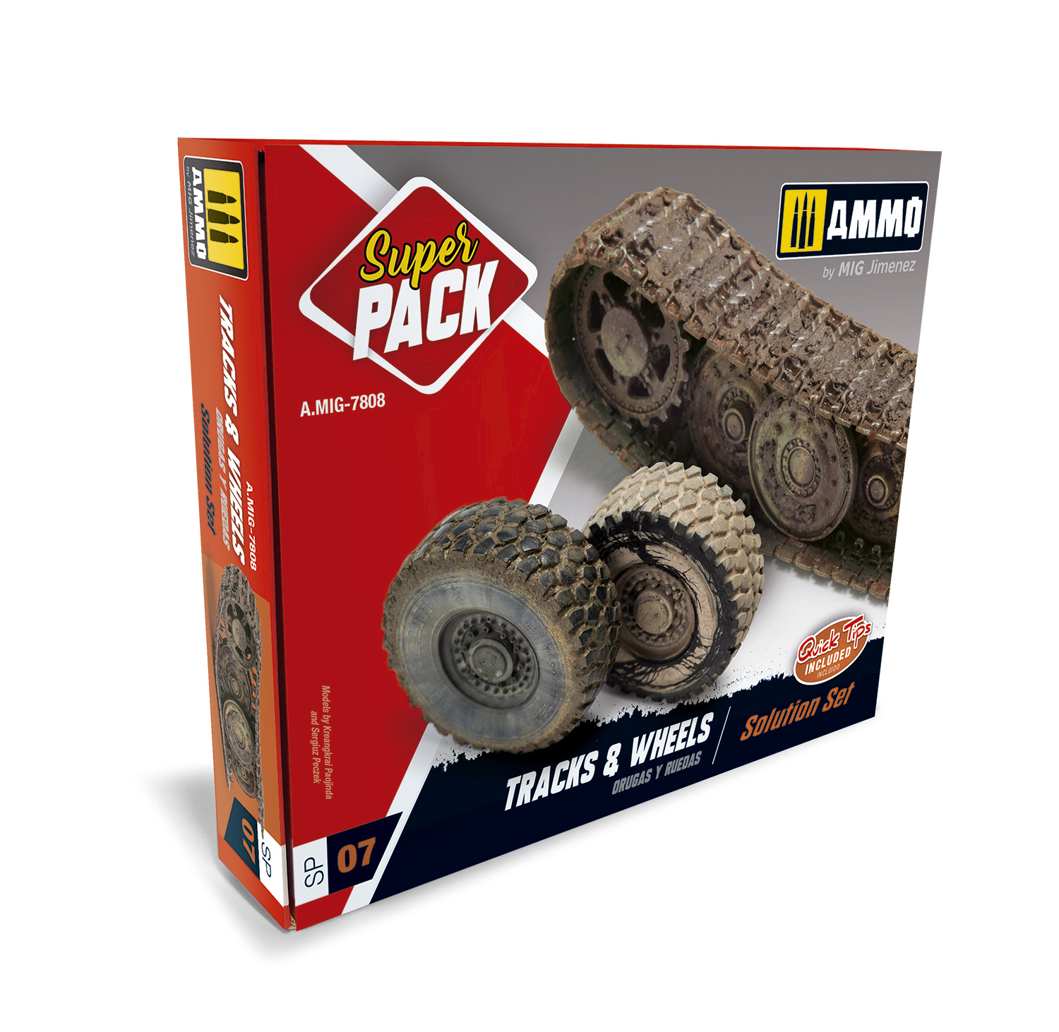 Ammo by Mig Jimenez Tracks & Wheels. Super Pack - Ammo by Mig Jimenez - A.MIG-7808