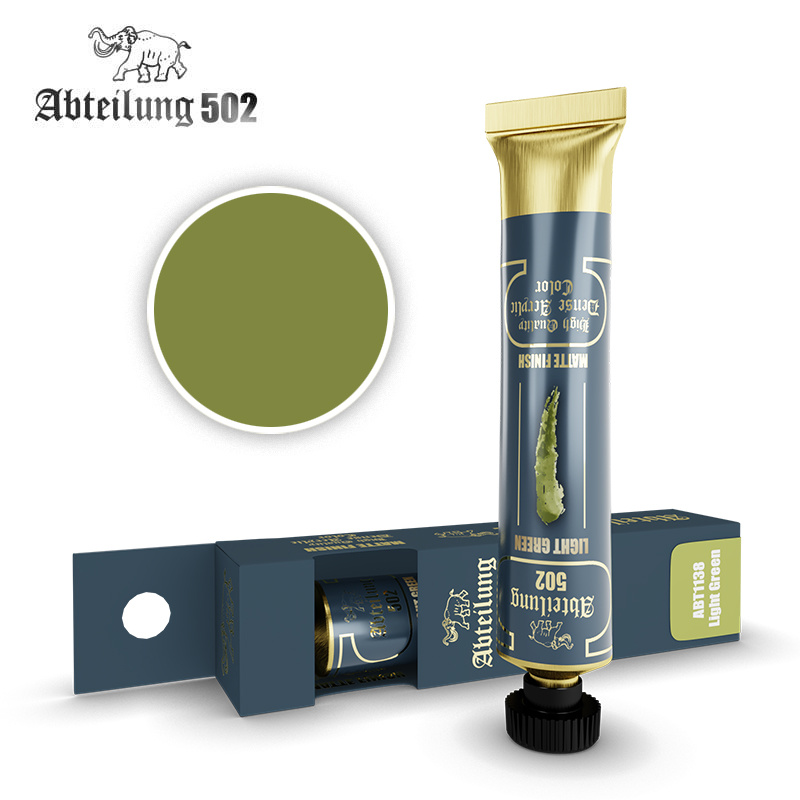 Abteilung 502 Light Green - High Quality Dense Acrylic Colors - 20ml - Abteilung 502 -  ABT1138