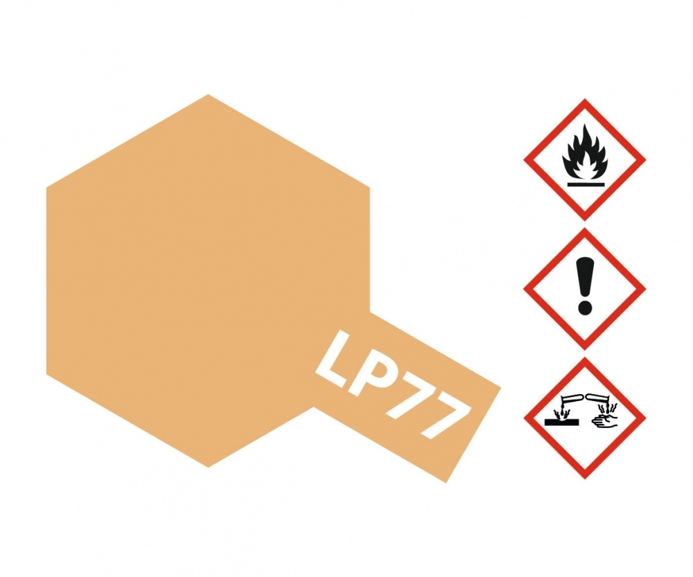 Laquer Paint LP-77 Light Brown DAK 1942 - 10ml - Tamiya - TAM82177