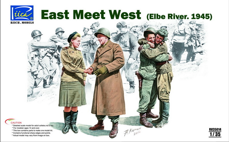 Riich Models East Meet West Elbe River 1945 - Scale 1/35 - Riich Models - RIH 35014