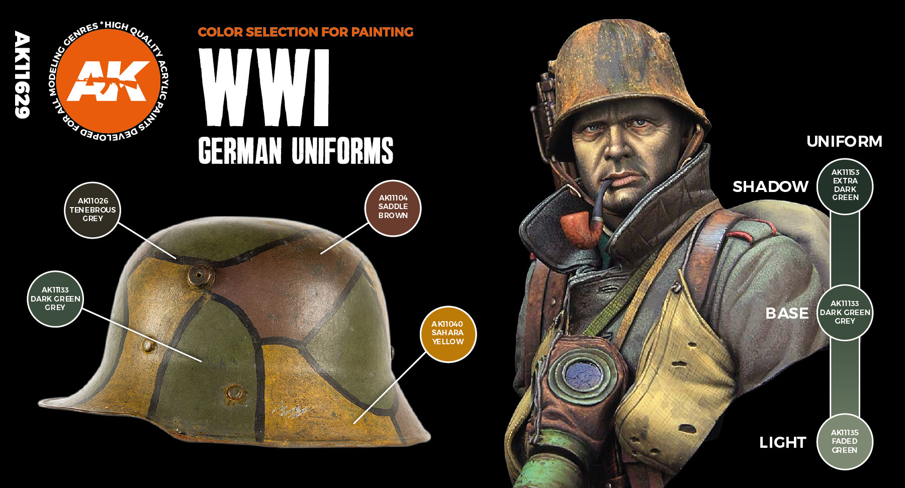 AK-Interactive WWI German Uniform Set - AK-Interactive - AK-11629