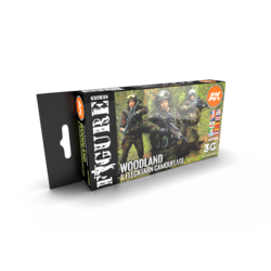Modern Woodland And Flecktarn Camouflages Set - AK-Interactive - AK-11632