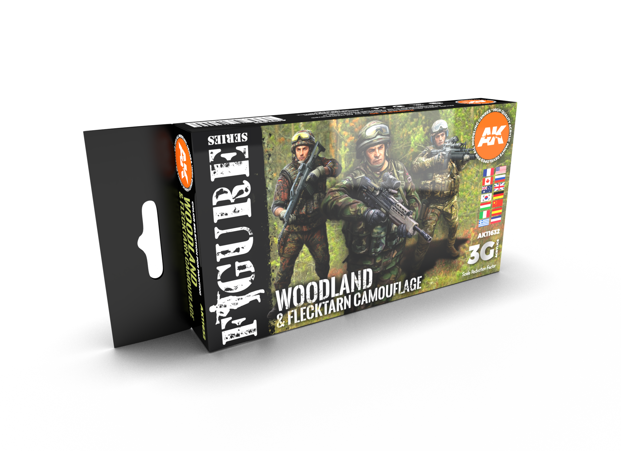 AK-Interactive Modern Woodland And Flecktarn Camouflages Set - AK-Interactive - AK-11632