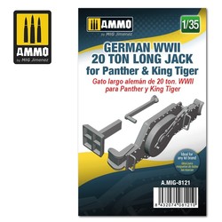 German WWII 20 ton Long Jack for Panther & King Tiger - Scale 1/35 - Ammo by Mig Jimenez - A.MIG-8121