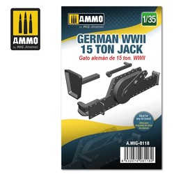 German WWII 15 ton Jack - Scale 1/35 - Ammo by Mig Jimenez - A.MIG-8118