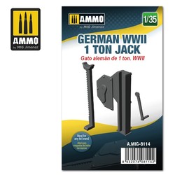 German WWII 1 ton Jack - Scale 1/35 - Ammo by Mig Jimenez - A.MIG-8114