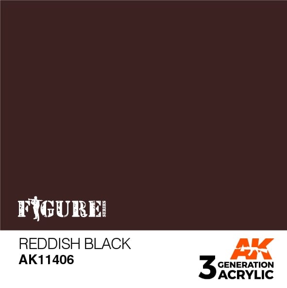 AK-Interactive Reddish Black - 17ml - AK-Interactive - AK-11406