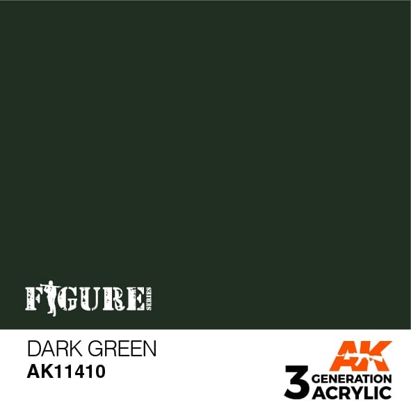 AK-Interactive Dark Green - 17ml - AK-Interactive - AK-11410