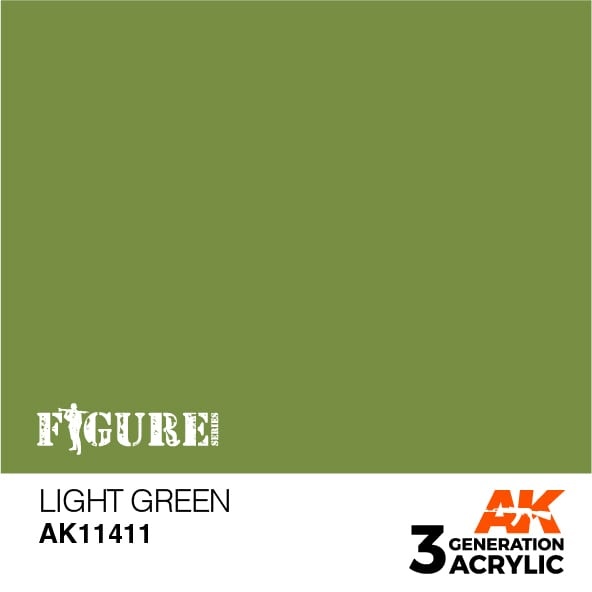 AK-Interactive Light Green - 17ml - AK-Interactive - AK-11411