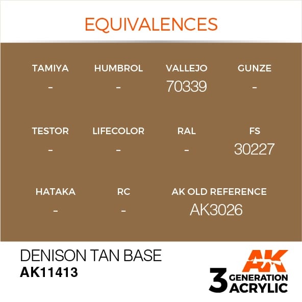 AK-Interactive Denison Tan Base - 17ml - AK-Interactive - AK-11413